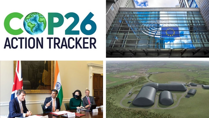 This new series will be running regularly, bringing you the key headlines, statistics and events in the run-up to COP26. Bottom-left image: HM Treasury 